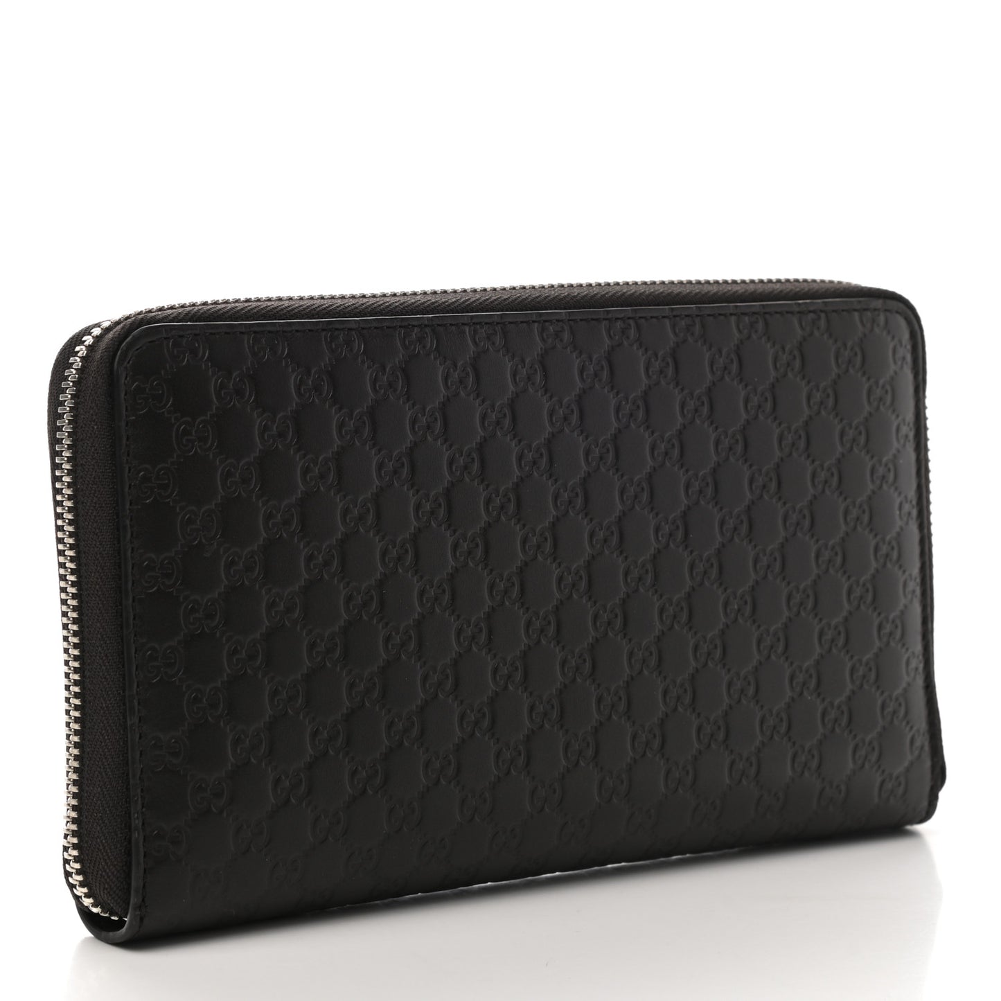 Microguccissima Large Zip Around Organizer Wallet Testa di Moro