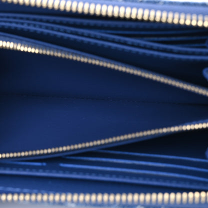 Louis Vuitton LV X TM Monogram Denim Cerises Zippy Wallet Blue 7 of 10