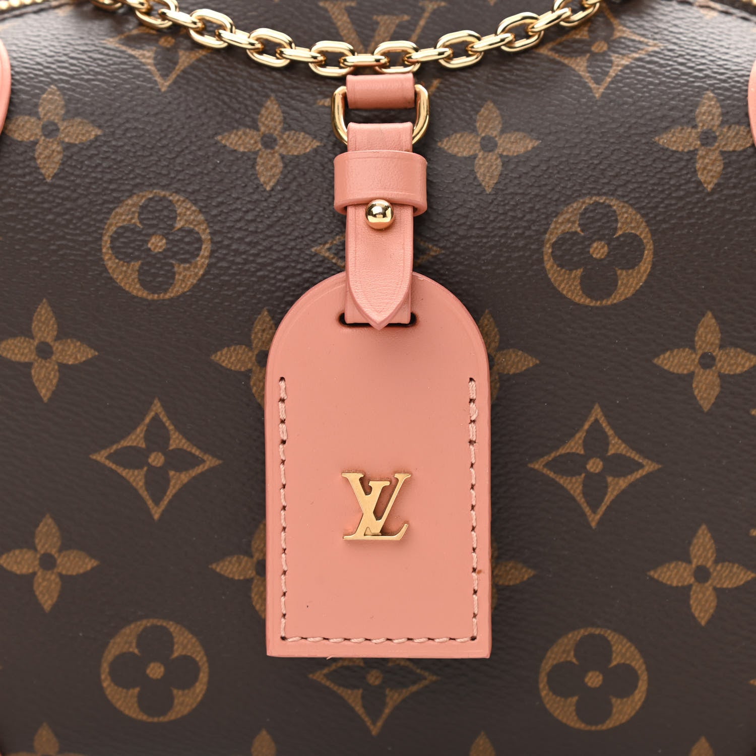 Louis Vuitton Monogram Petite Malle Souple Peach 8 of 12