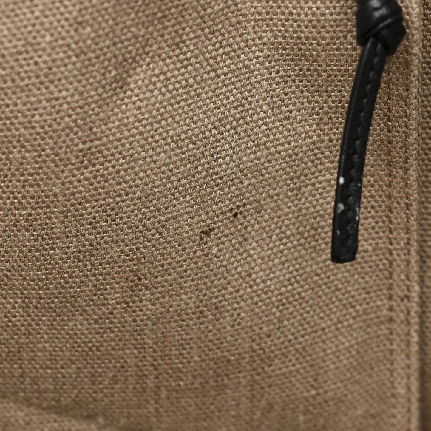 Linen Calfskin Rive Gauche Tote Optic White