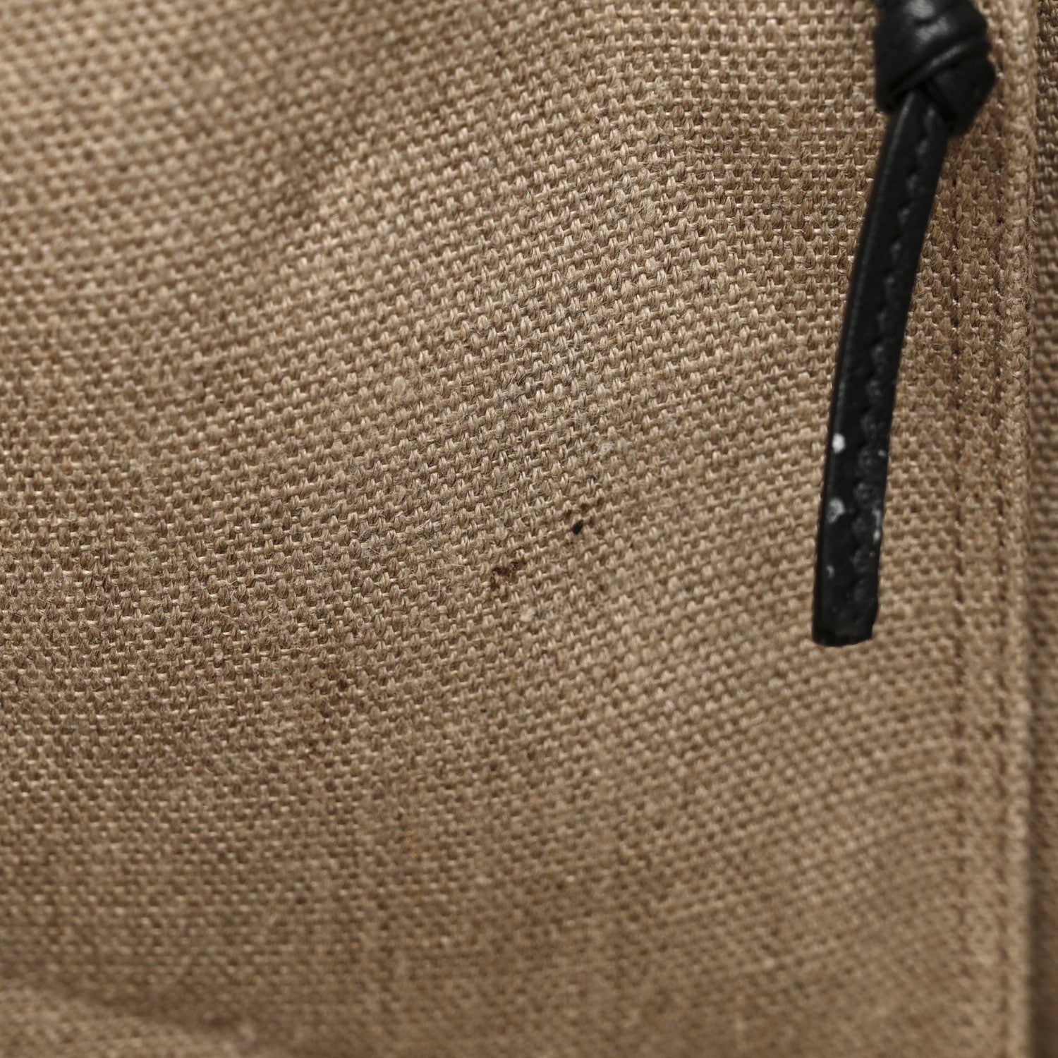 Saint Laurent Linen Calfskin Rive Gauche Tote Optic White 11 of 14