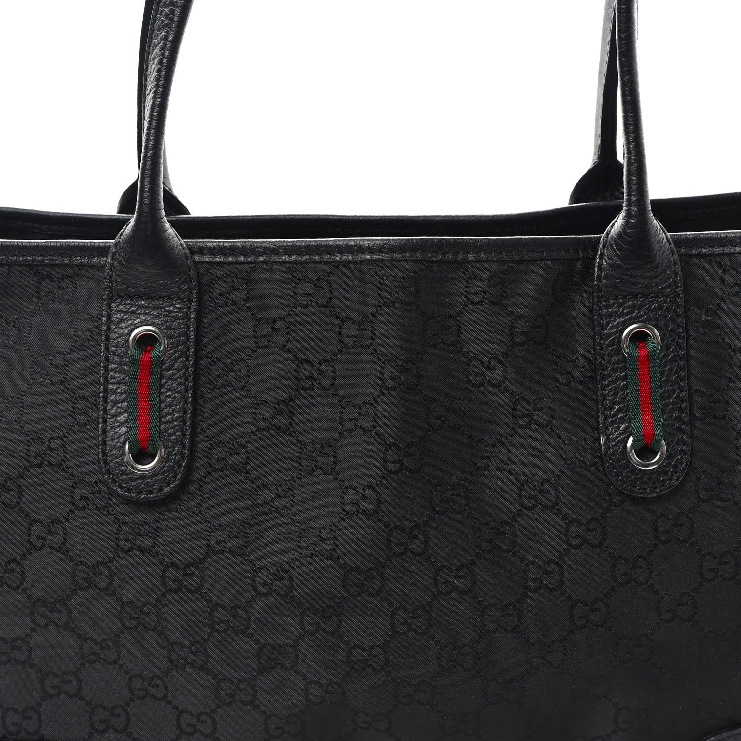 Gucci Monogram Medium Princy Tote Black 8 of 10