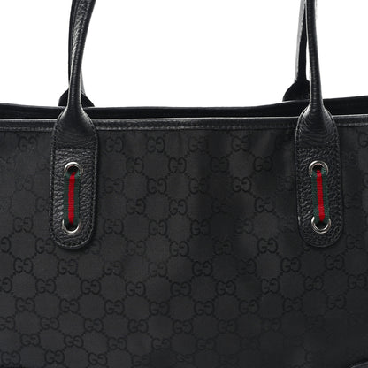 Gucci Monogram Medium Princy Tote Black 8 of 10