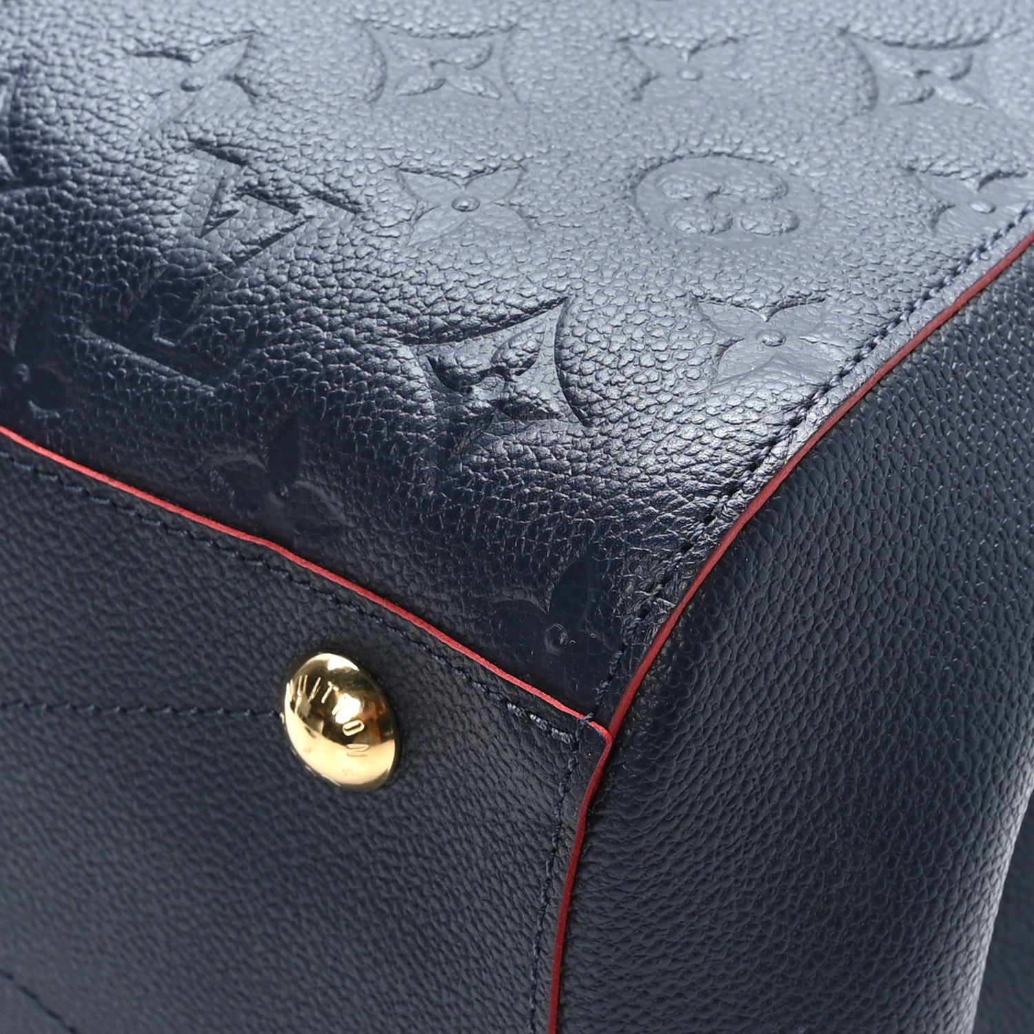 Louis Vuitton Empreinte Montaigne MM Marine Rouge 8 of 10