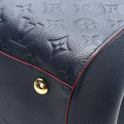 Louis Vuitton Empreinte Montaigne MM Marine Rouge 8 of 10