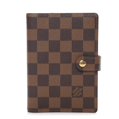 Louis Vuitton Damier Ebene Small Ring Agenda Cover 1 of 7