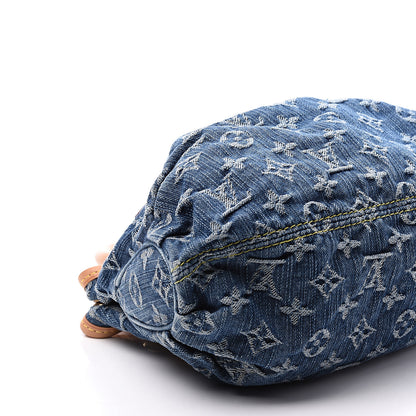 Louis Vuitton Monogram Denim Pleaty Blue 7 of 9
