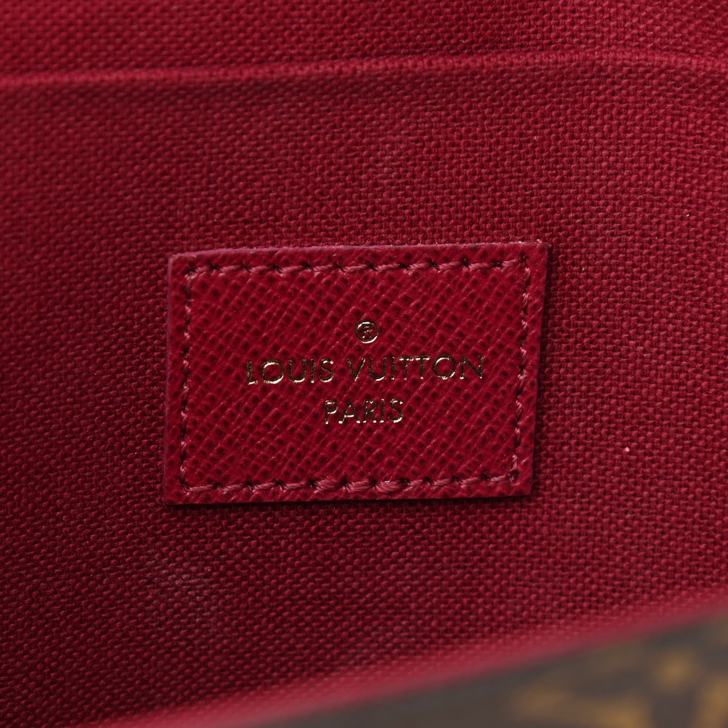 Louis Vuitton Monogram Pochette Felicie Chain Wallet Fuchsia 6 of 9