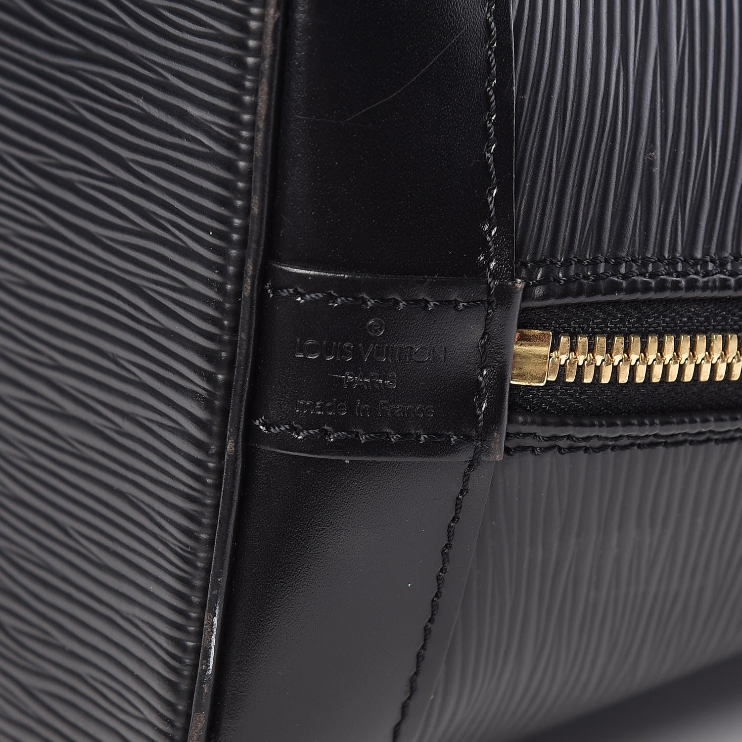 Louis Vuitton Epi Alma PM Black 6 of 18