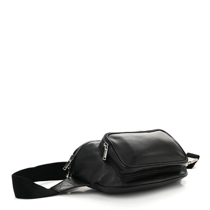 Saint Laurent Lambskin Subway Belt Bag Black 4 of 11