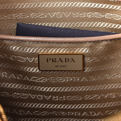 Prada Saffiano Vernice Large Promenade Tote Cammeo 6 of 7