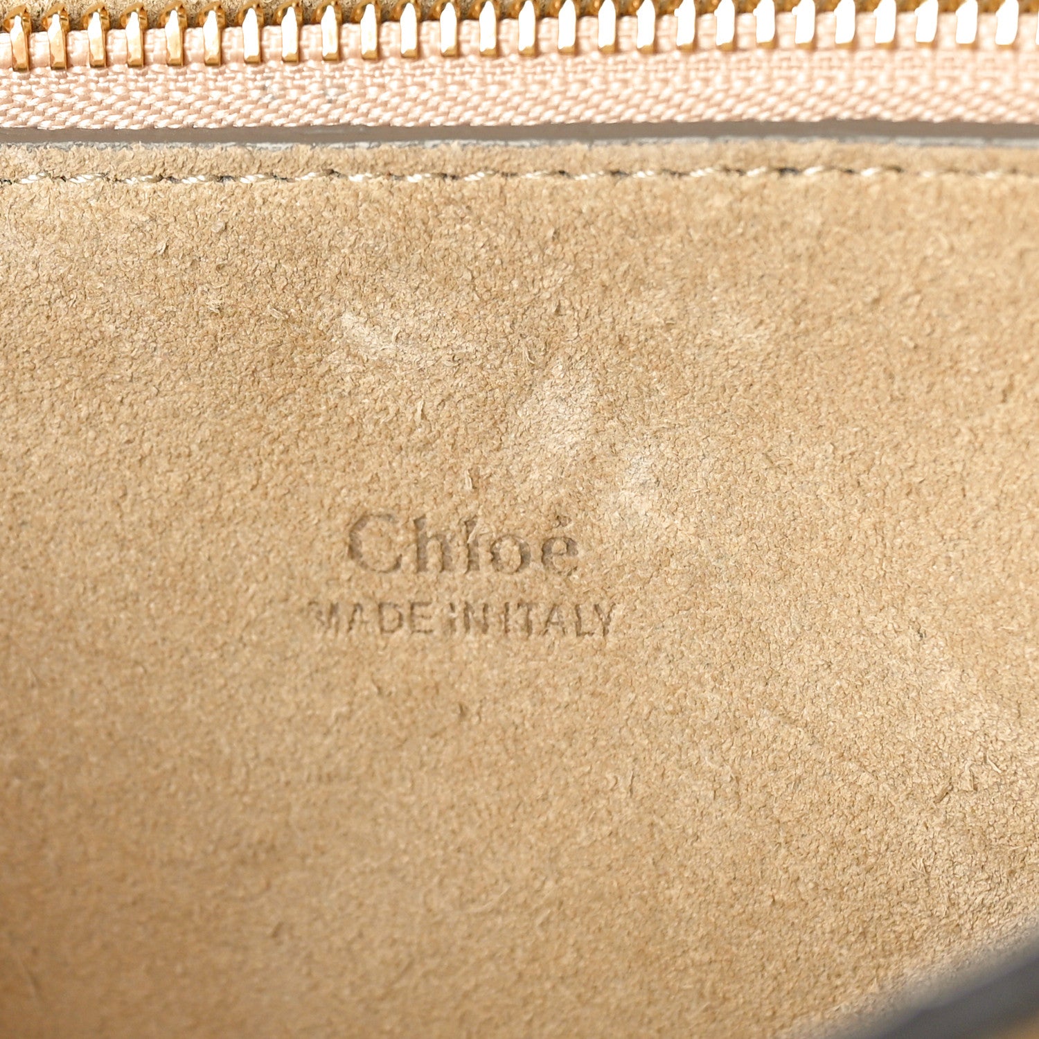 Chloe Calfskin Suede Medium Faye Shoulder Bag Intense Violine 6 of 11