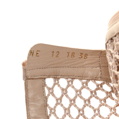 Christian Dior Suede Resille Naughtily-D 30mm Ankle Boots 38 Nude 8 of 8