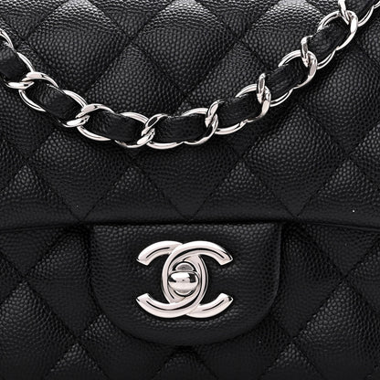 Chanel Caviar Quilted Mini Rectangular Flap Black 8 of 11