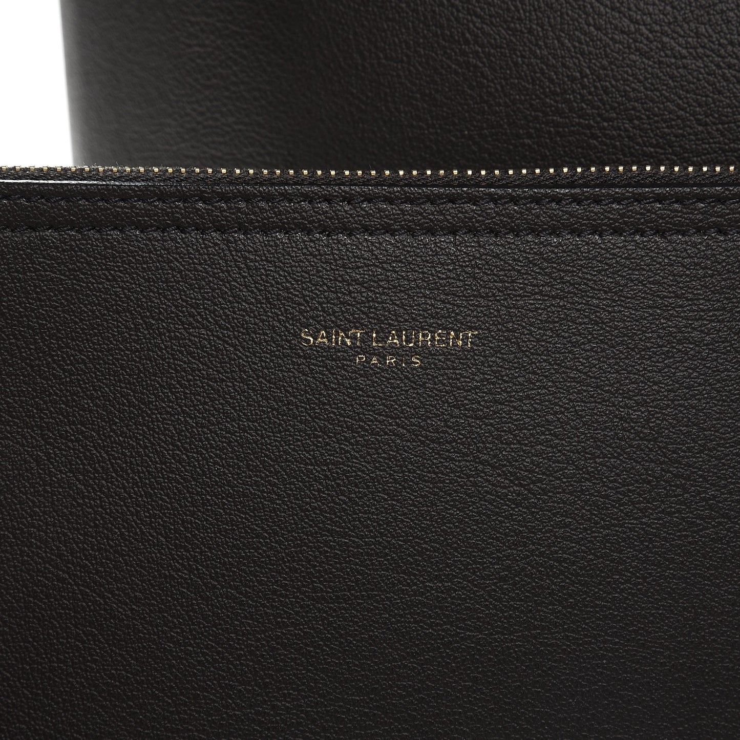 Calfskin Large Shopping Tote Dark Anthracite