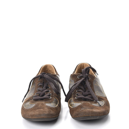 Louis Vuitton Monogram Suede Energie Sneakers 37.5 Brown 2 of 11