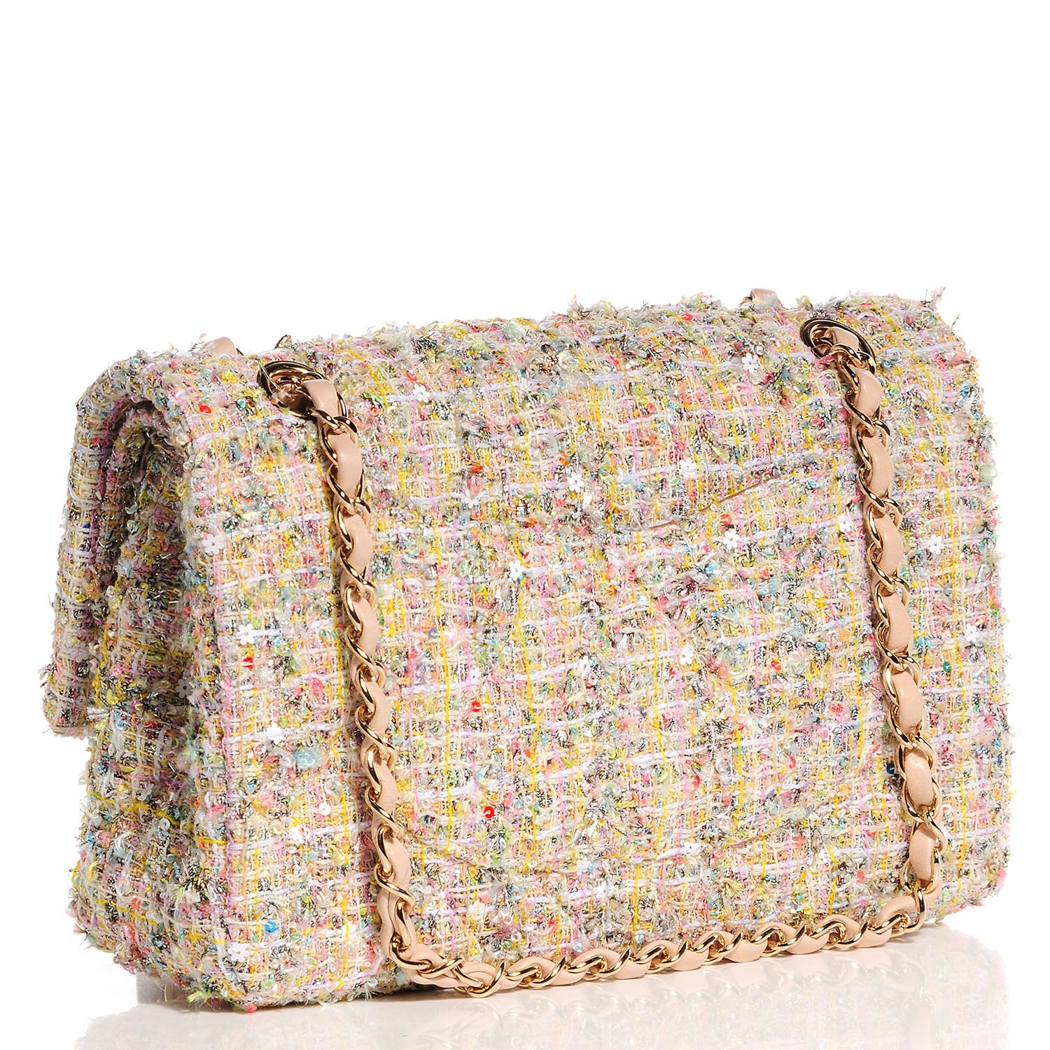 Chanel Tweed Garden Party 2.55 Reissue 225 Flap Multicolor 3 of 8