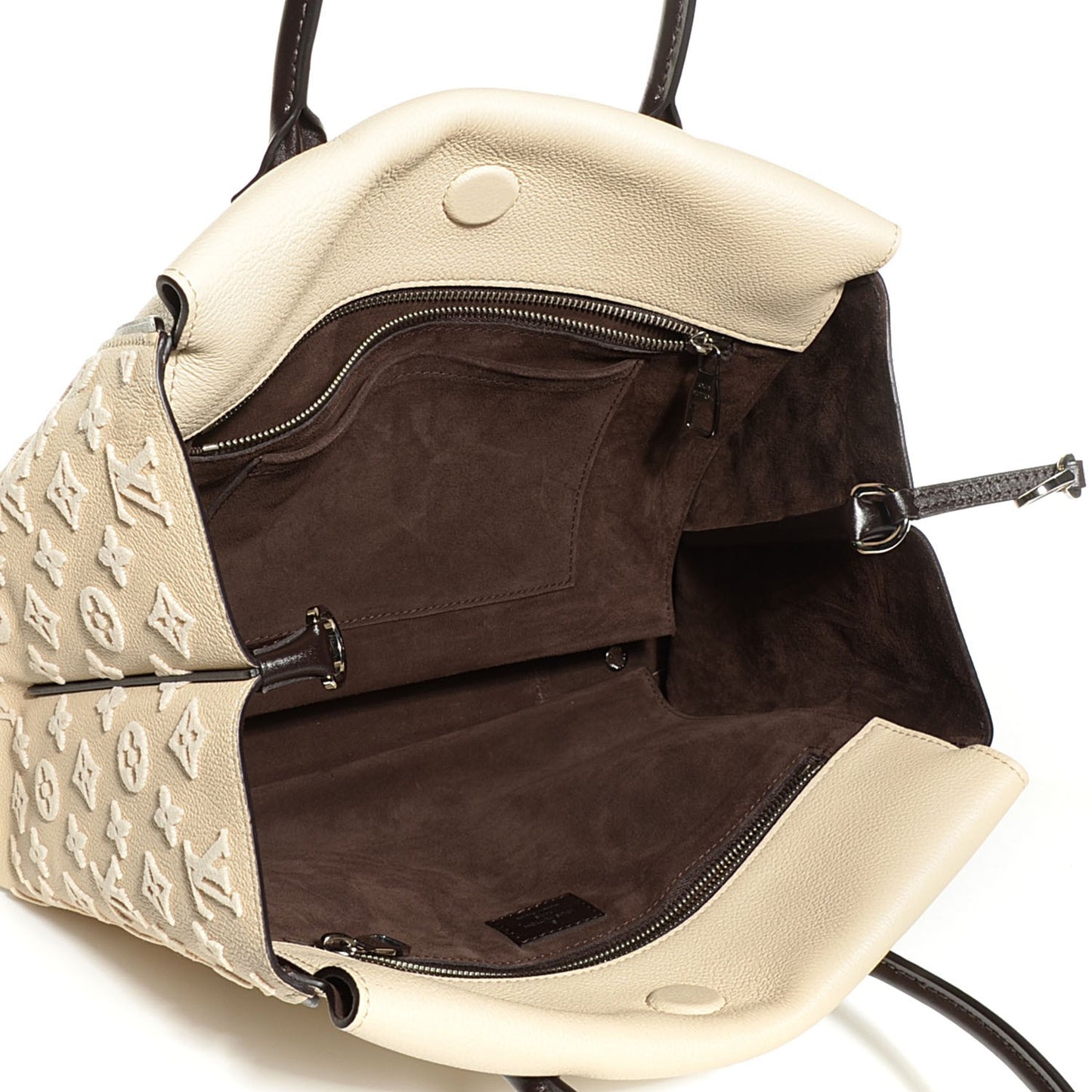 Veau Cachemire Tote W PM Vanille