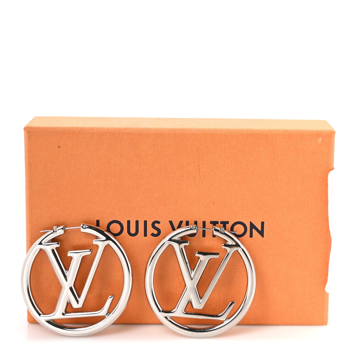 Palladium Louise Hoop Earrings Silver