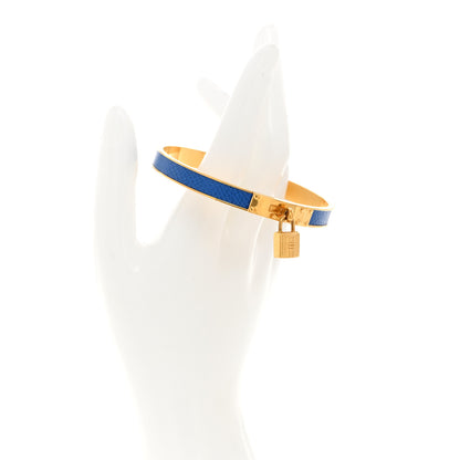 Hermes Courchevel Kelly Lock Cadena Bracelet Brighton Bleu 2 of 6