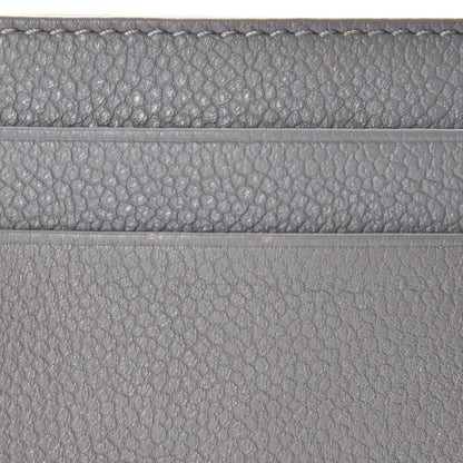 Christian Dior Grained Calfskin Cannage Diorama Card Holder Grey 10 of 10
