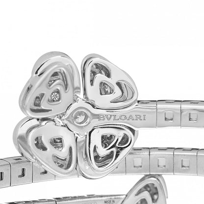 Bulgari 18K White Gold Diamond Fiorever Bracelet L 3 of 4