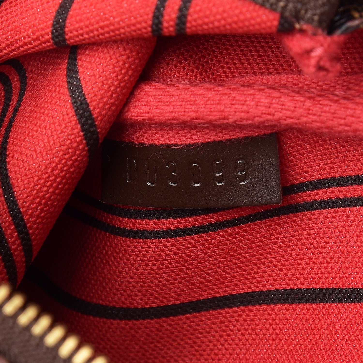 Louis Vuitton Damier Ebene Complice Trunks and Bags Mini Pochette Accessories Red 6 of 7