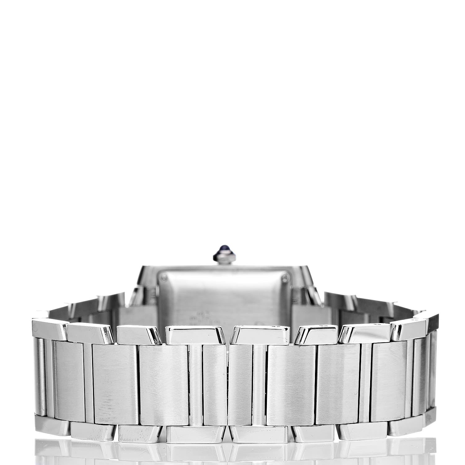 Cartier Stainless Steel 28mm Tank Francaise Automatic Watch 4 of 9