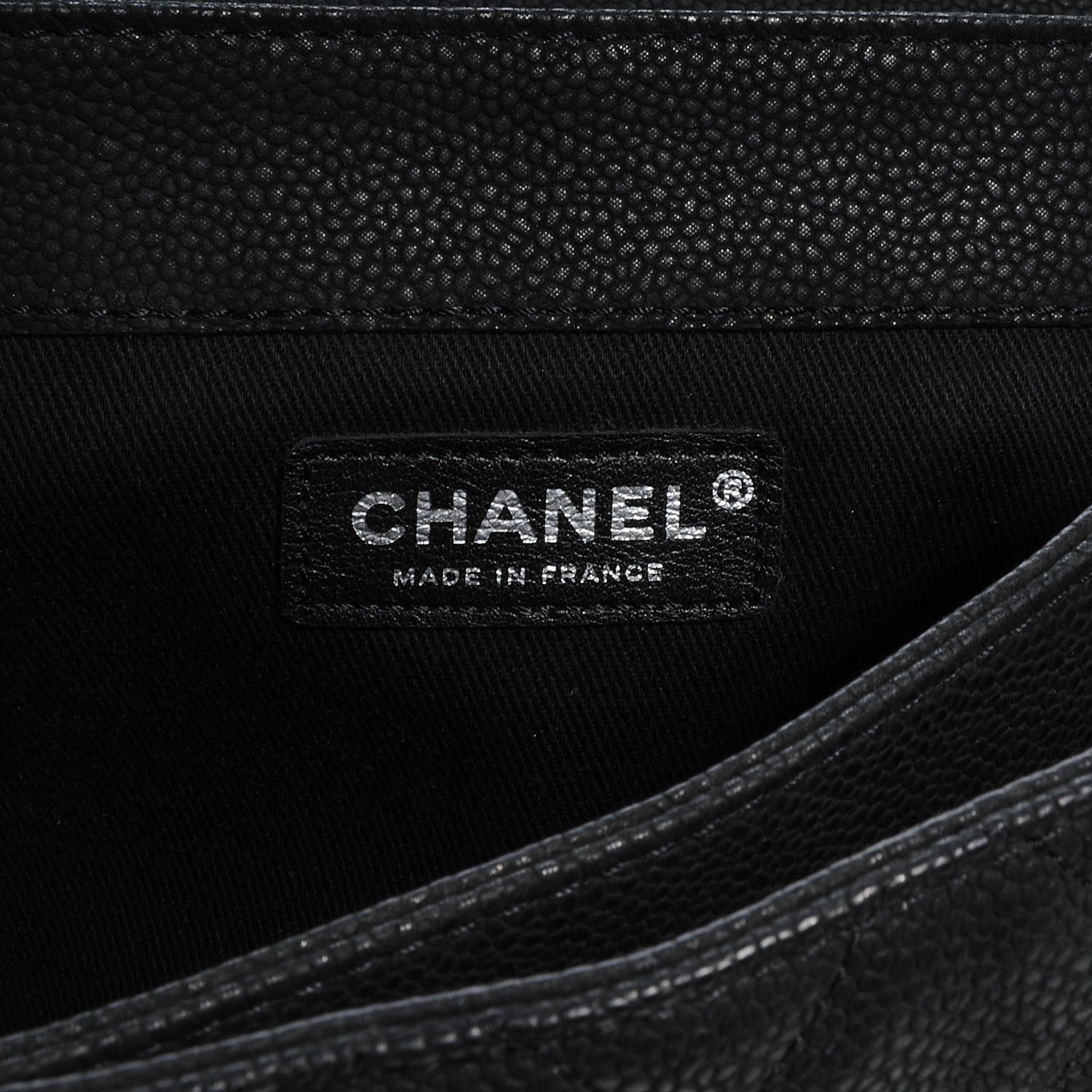 Chanel Iridescent Caviar Small Lady Pearly Flap Black 7 of 8