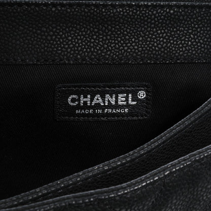 Chanel Iridescent Caviar Small Lady Pearly Flap Black 7 of 8
