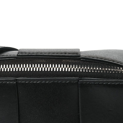 Bottega Veneta Calfskin Maxi Intrecciato Cassette Camera Bag Black 10 of 10