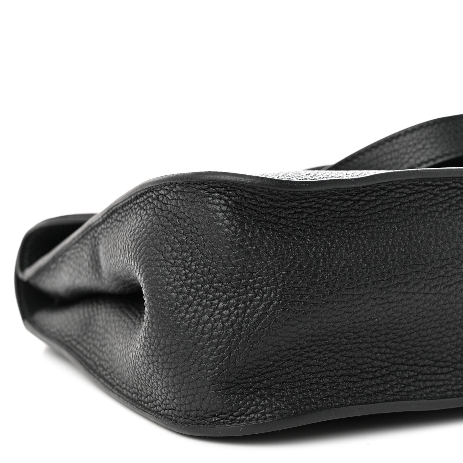 Hermes Taurillon Clemence Halzan 31 GM Black 9 of 13
