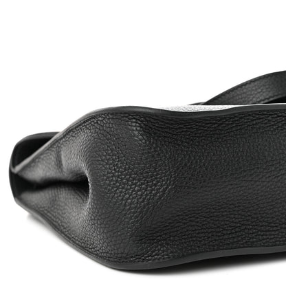 Hermes Taurillon Clemence Halzan 31 GM Black 9 of 13