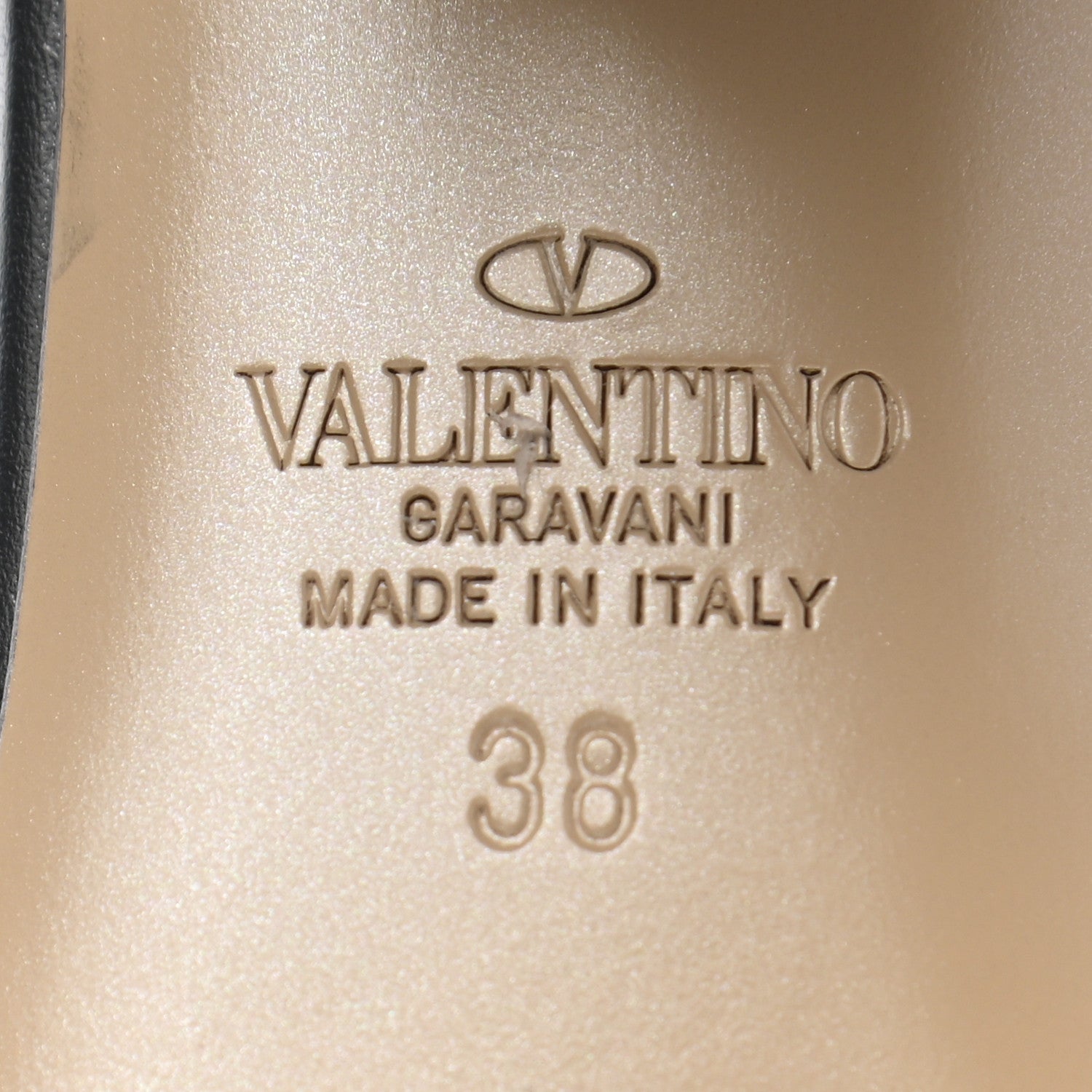 Valentino Garavani Calfskin Rockstud 60mm City Sandals 38 Black 6 of 7