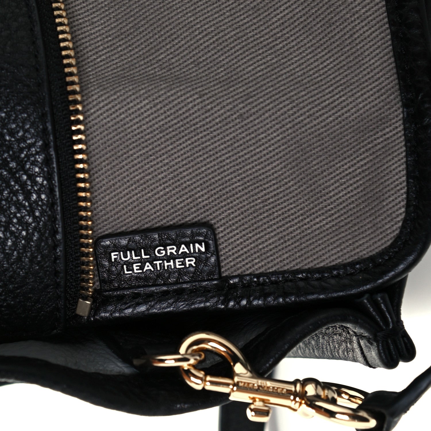 Marc Jacobs Grained Calfskin Small The Tote Bag Black 6 of 11