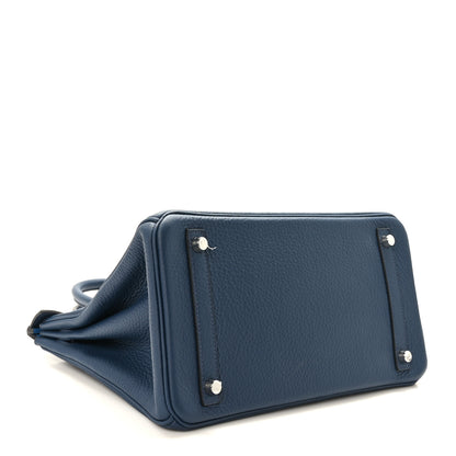 Hermes Togo Verso Birkin 30 Deep Bleu Bleu Zanzibar 4 of 12
