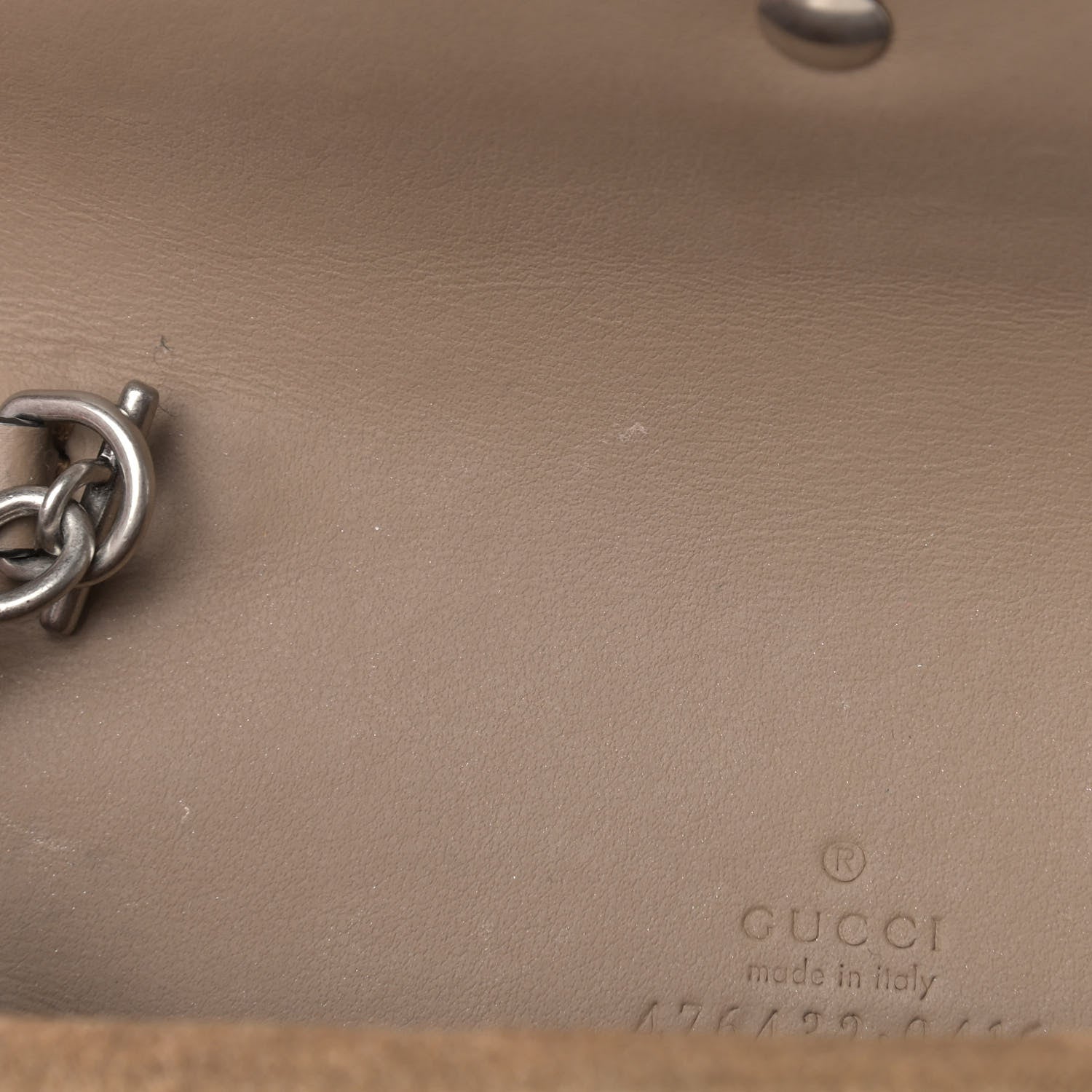 Gucci GG Supreme Monogram Super Mini Dionysus Shoulder Bag Taupe 9 of 11