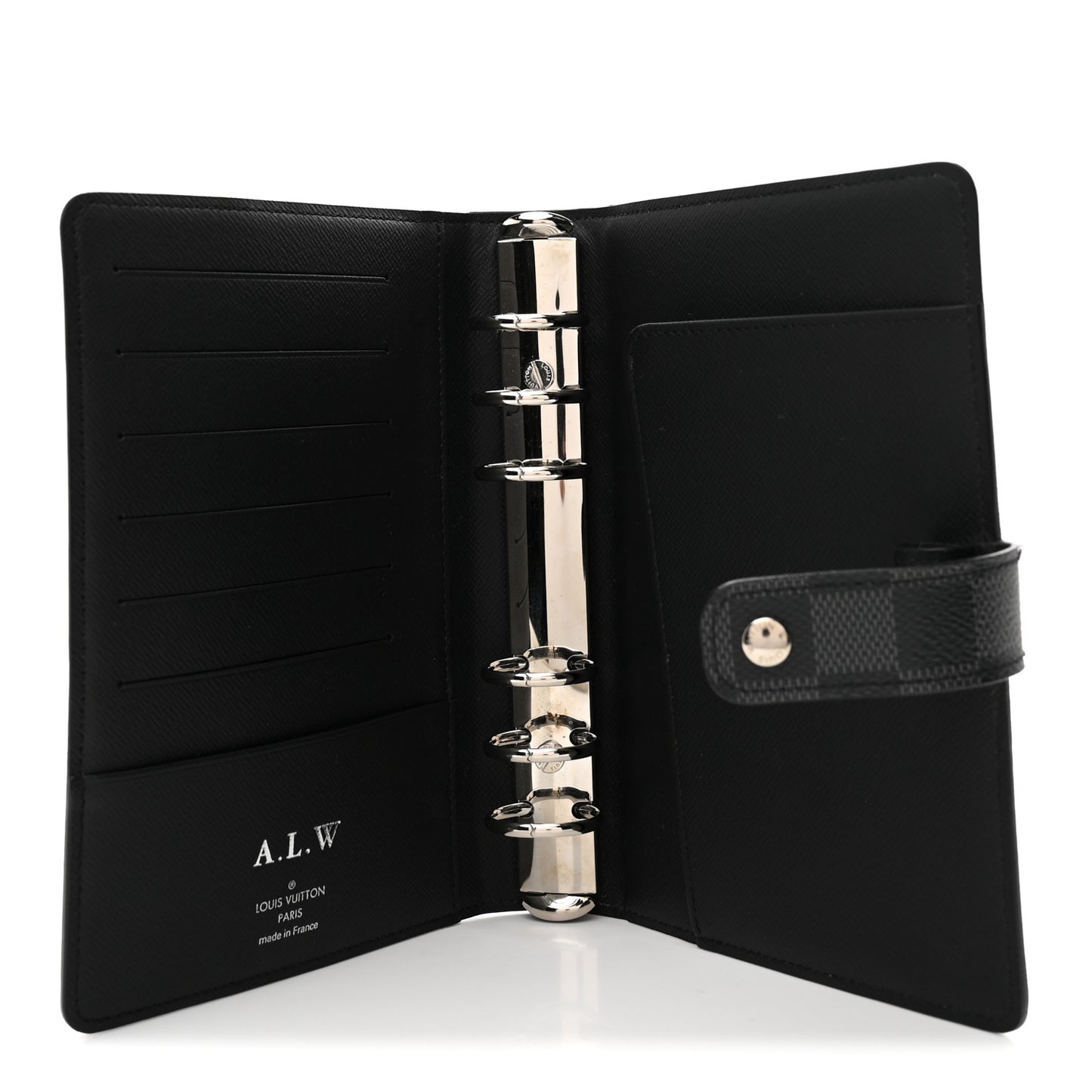 Damier Graphite Medium Ring Agenda Cover