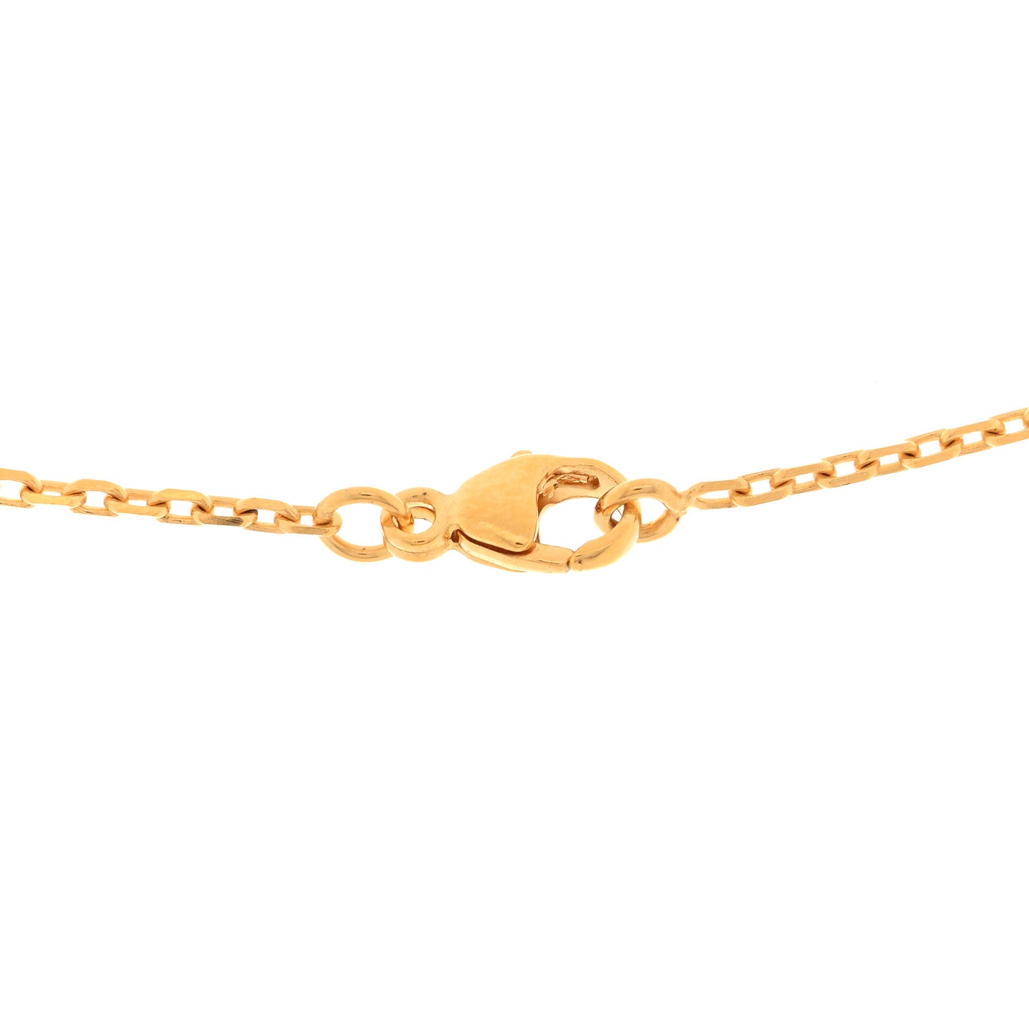 Hermes Lacquered Gold Pop H Pendant Necklace Rose Extreme 5 of 6