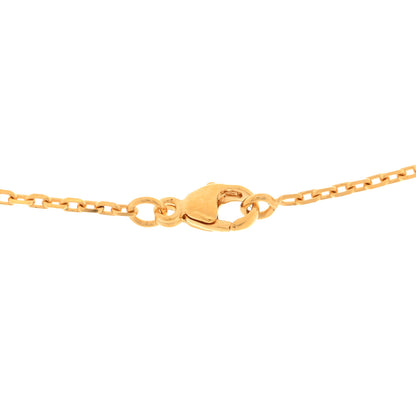 Hermes Lacquered Gold Pop H Pendant Necklace Rose Extreme 5 of 6