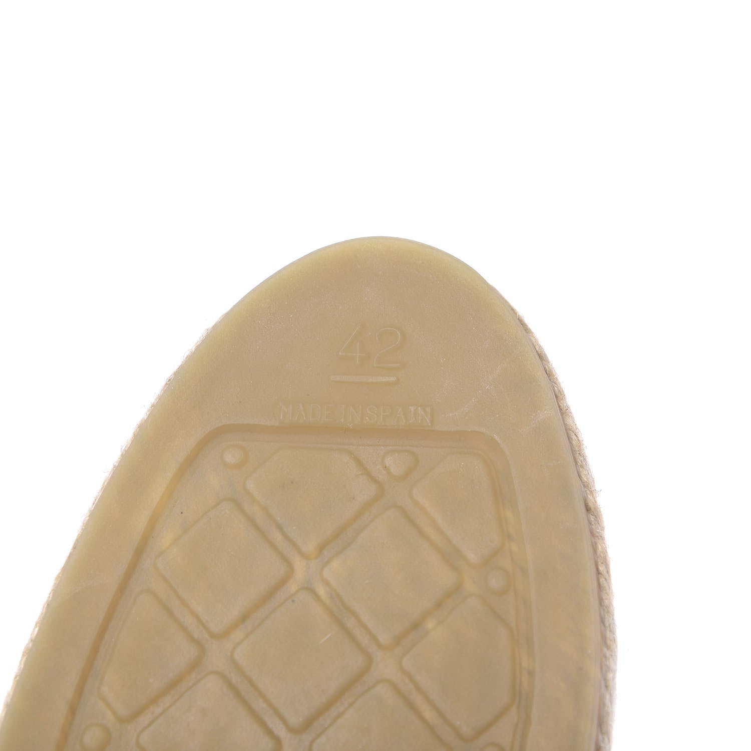 Chanel Metallic Tweed Grosgrain CC Espadrilles 42 Black Gold 9 of 10