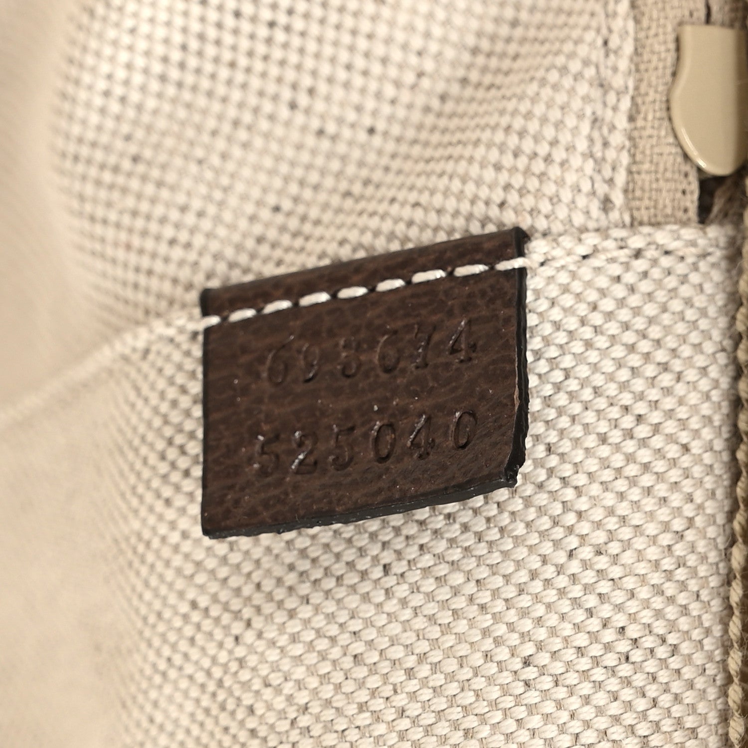 Gucci GG Supreme Monogram Textured Dollar Calfskin Web Large Savoy Trolley Suitcase Beige Ebony 6 of 10