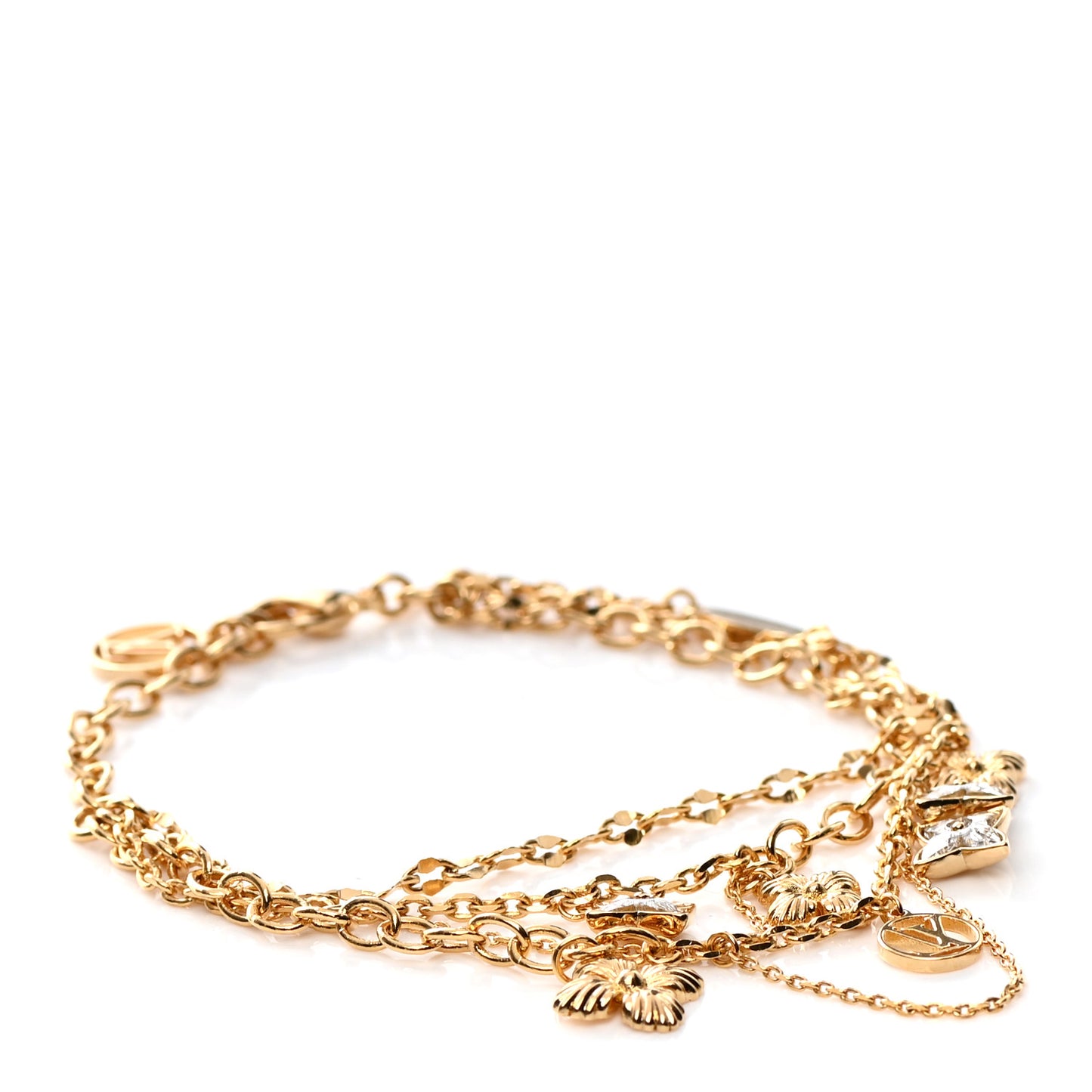 Metal Monogram Blooming Supple Bracelet