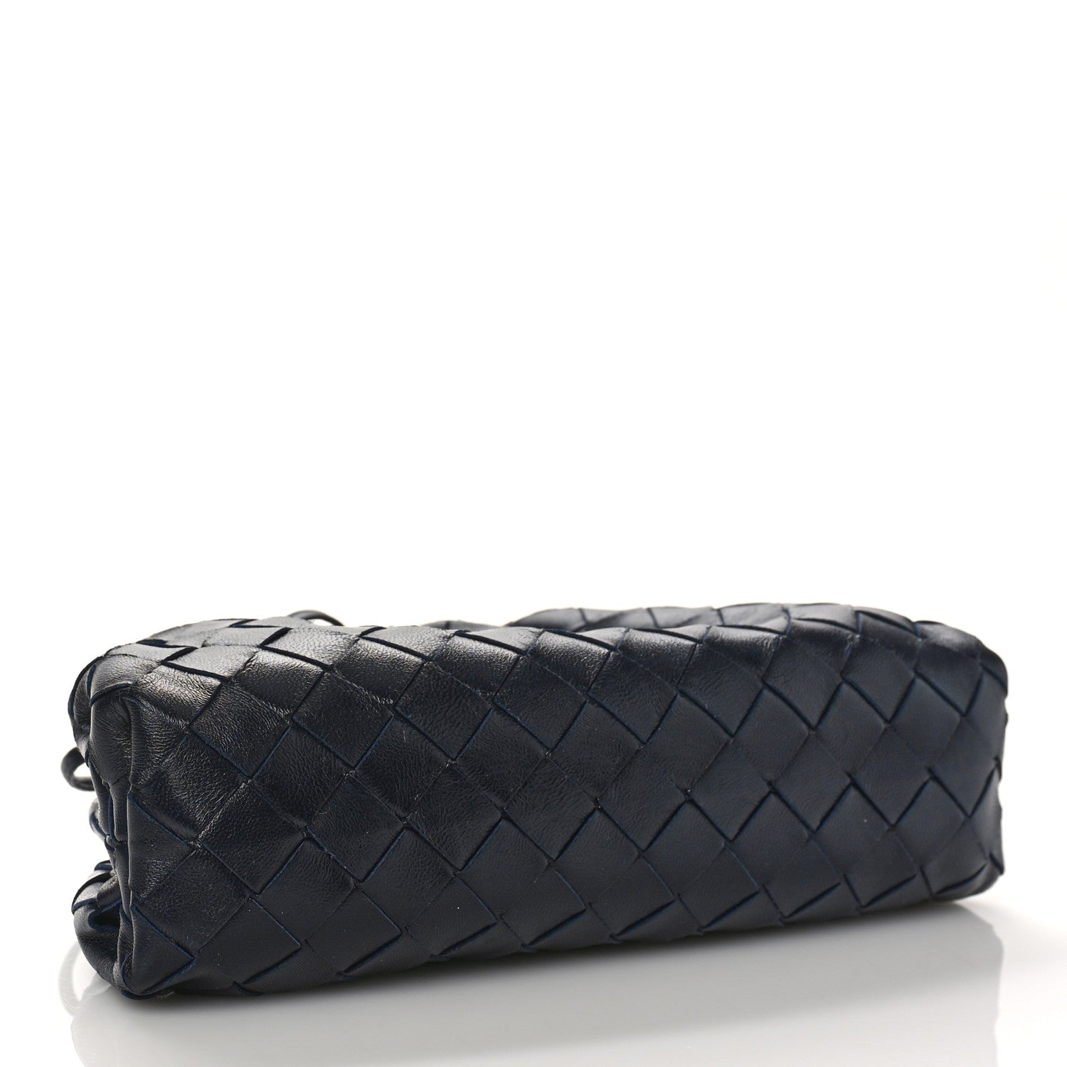 Bottega Veneta Nappa Intrecciato The Mini Pouch Navy 5 of 9