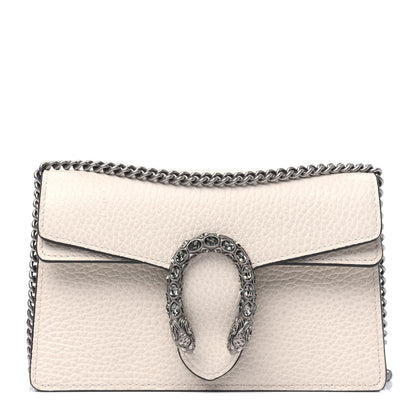 Gucci Dollar Calfskin Crystal Super Mini Dionysus Shoulder Bag Mystic White Black Diamond 1 of 11