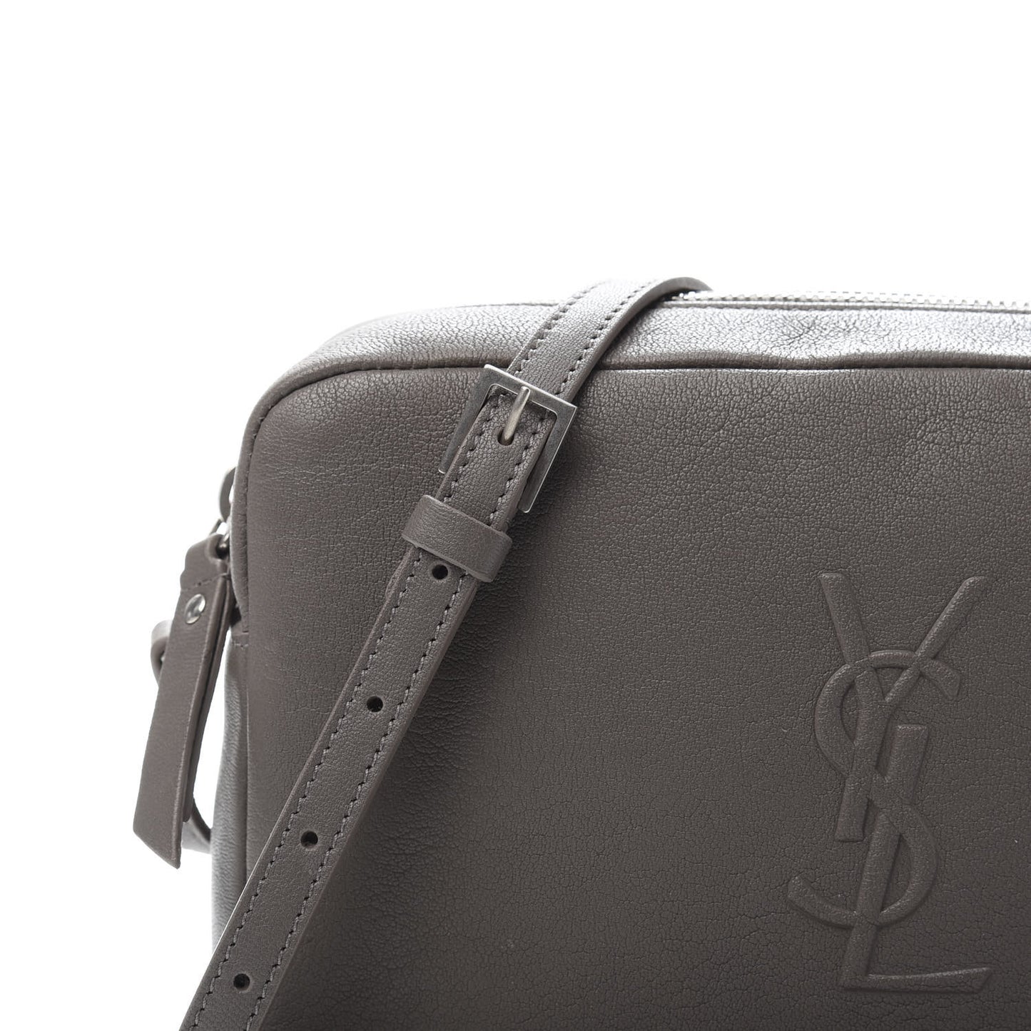 Lambskin Monogram Small Lou Camera Bag Fog