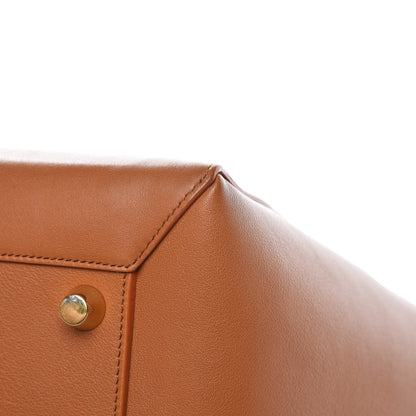 Celine Smooth Calfskin Small Bi-Color Belt Bag Tan 13 of 14