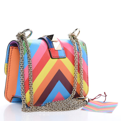 Valentino Garavani Vitello 1973 Mini Glam Lock Rockstud Flap Multicolor 3 of 12