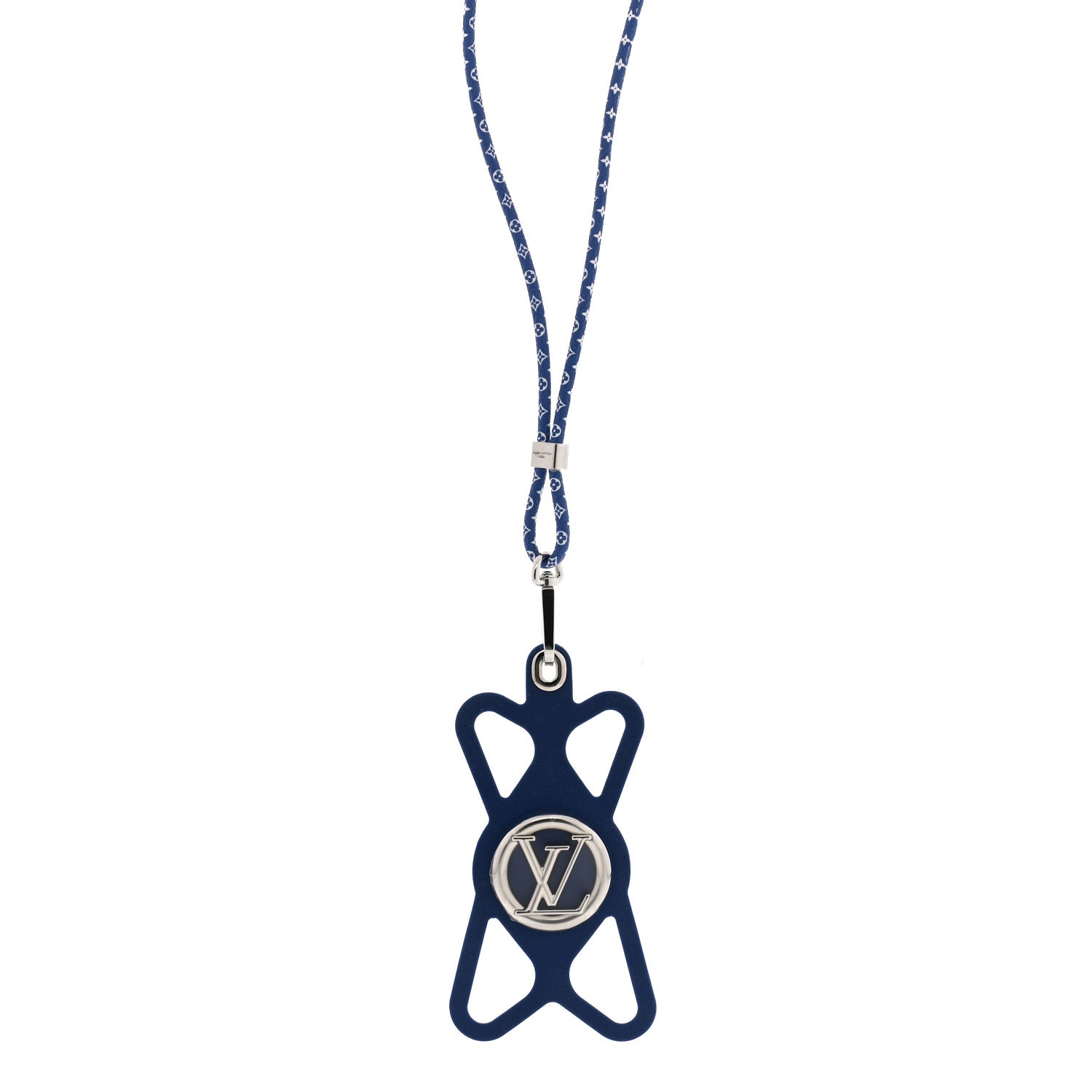 Louis Vuitton Monogram Silicone Louise Phone Holder Blue 1 of 6