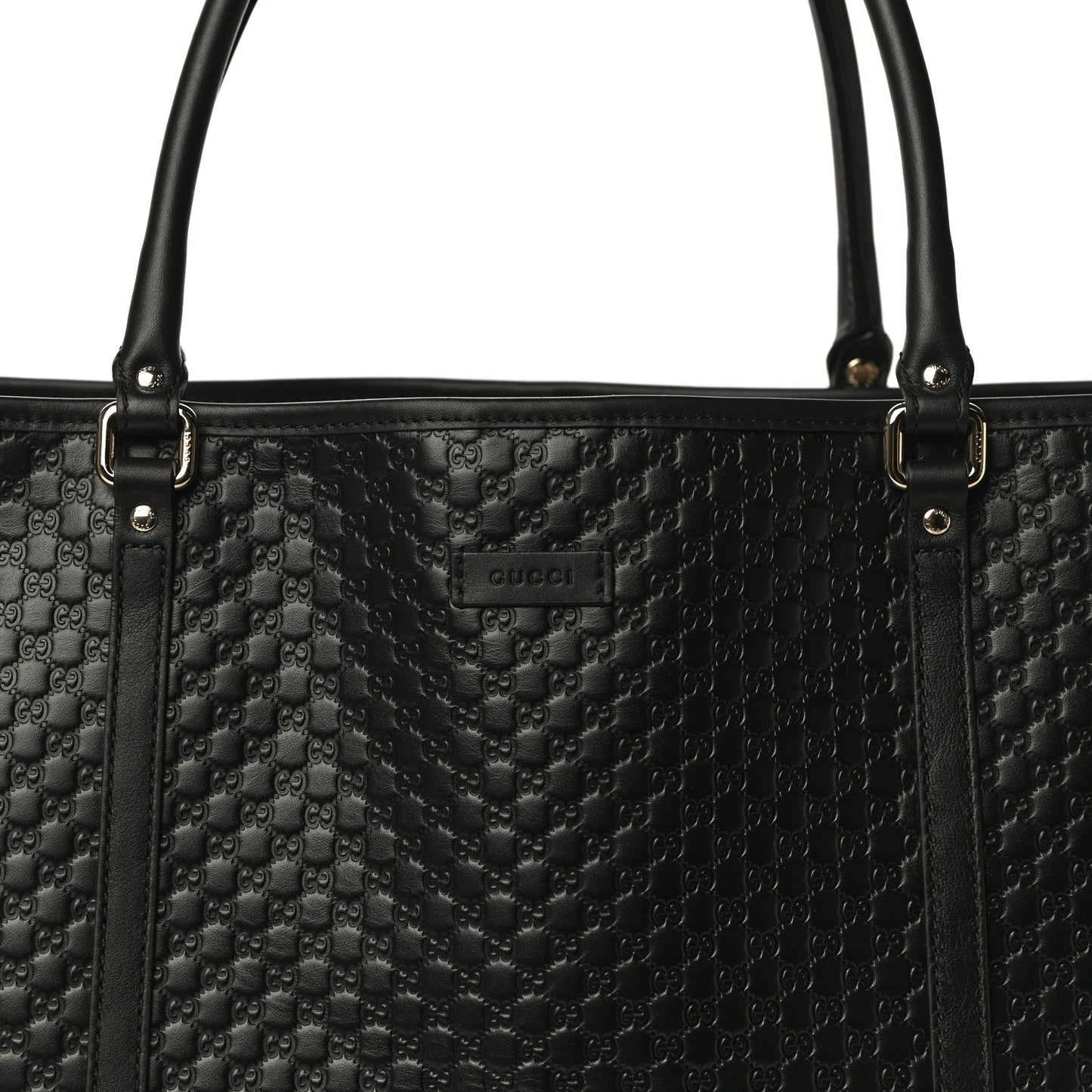 Microguccissima Large Joy Tote Black
